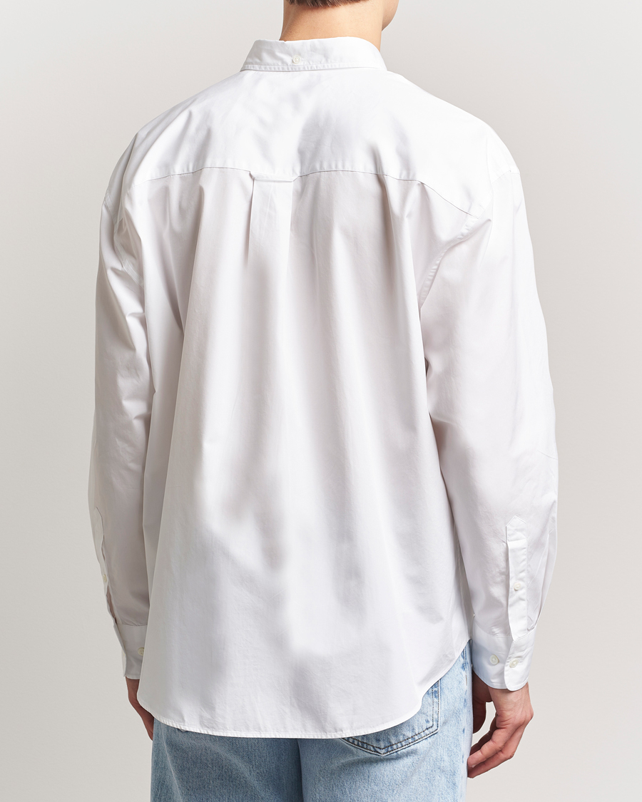 Homme | Chemises | GANT 240 Mulberry Street | Oversized Poplin Shirt White
