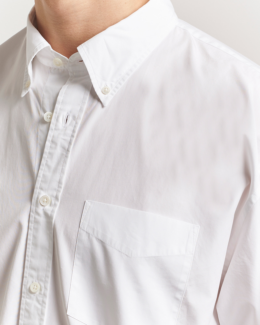 Homme | Chemises | GANT 240 Mulberry Street | Oversized Poplin Shirt White