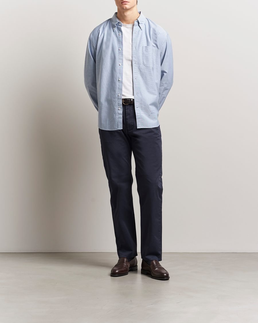 Homme | Chemises | GANT 240 Mulberry Street | Relaxed Fit US Oxford Shirt Blue Water