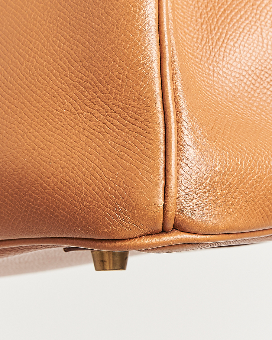 Homme | Hermès Pre-Owned Birkin 35 Handbag Courchevel Gold | Hermès Pre-Owned | Birkin 35 Handbag Courchevel Gold
