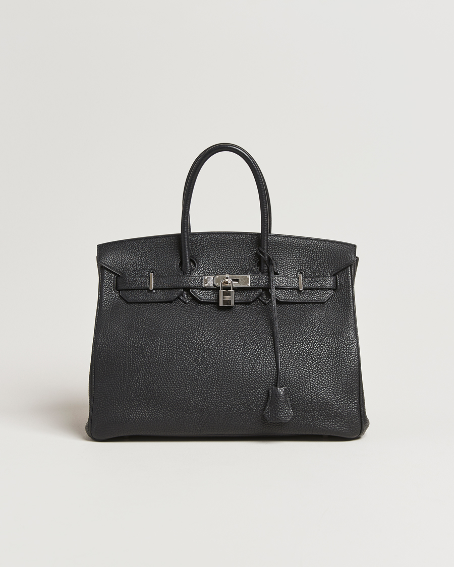 Heren | Hermès Pre-Owned Birkin 35 Togo Black | Hermès Pre-Owned | Birkin 35 Togo Black