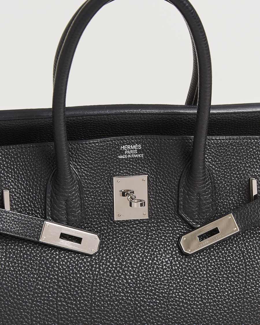 Heren | Hermès Pre-Owned Birkin 35 Togo Black | Hermès Pre-Owned | Birkin 35 Togo Black