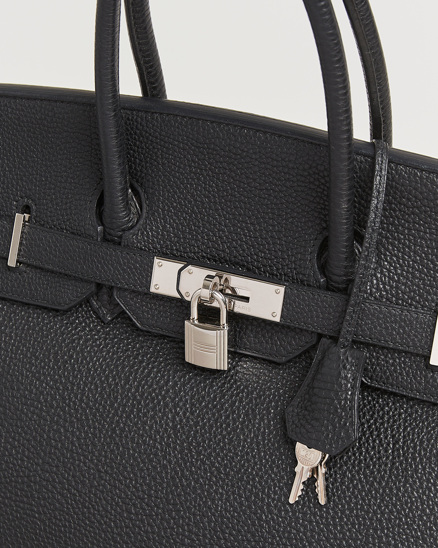 Heren | Hermès Pre-Owned Birkin 35 Togo Black | Hermès Pre-Owned | Birkin 35 Togo Black