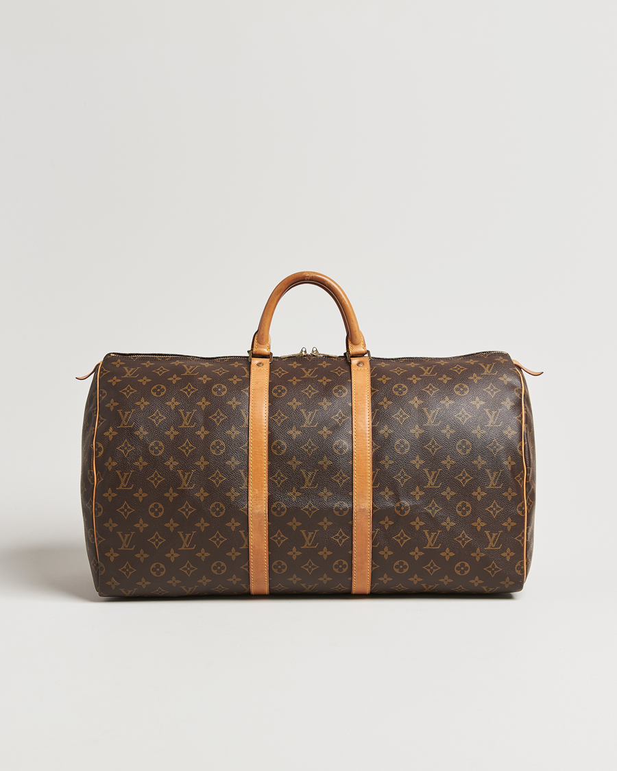 Heren | Louis Vuitton Pre-Owned Keepall 55 Monogram | Louis Vuitton Pre-Owned | Keepall 55 Monogram