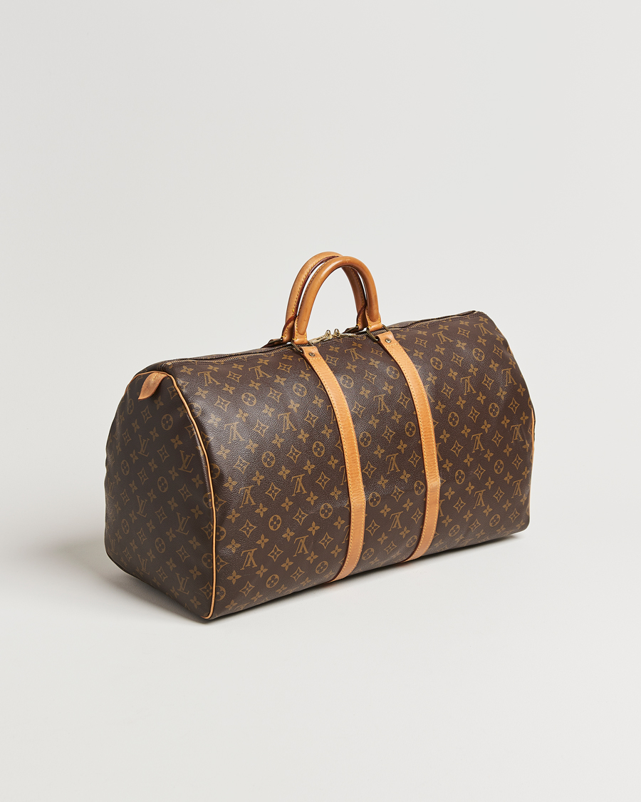 Heren | Louis Vuitton Pre-Owned Keepall 55 Monogram | Louis Vuitton Pre-Owned | Keepall 55 Monogram
