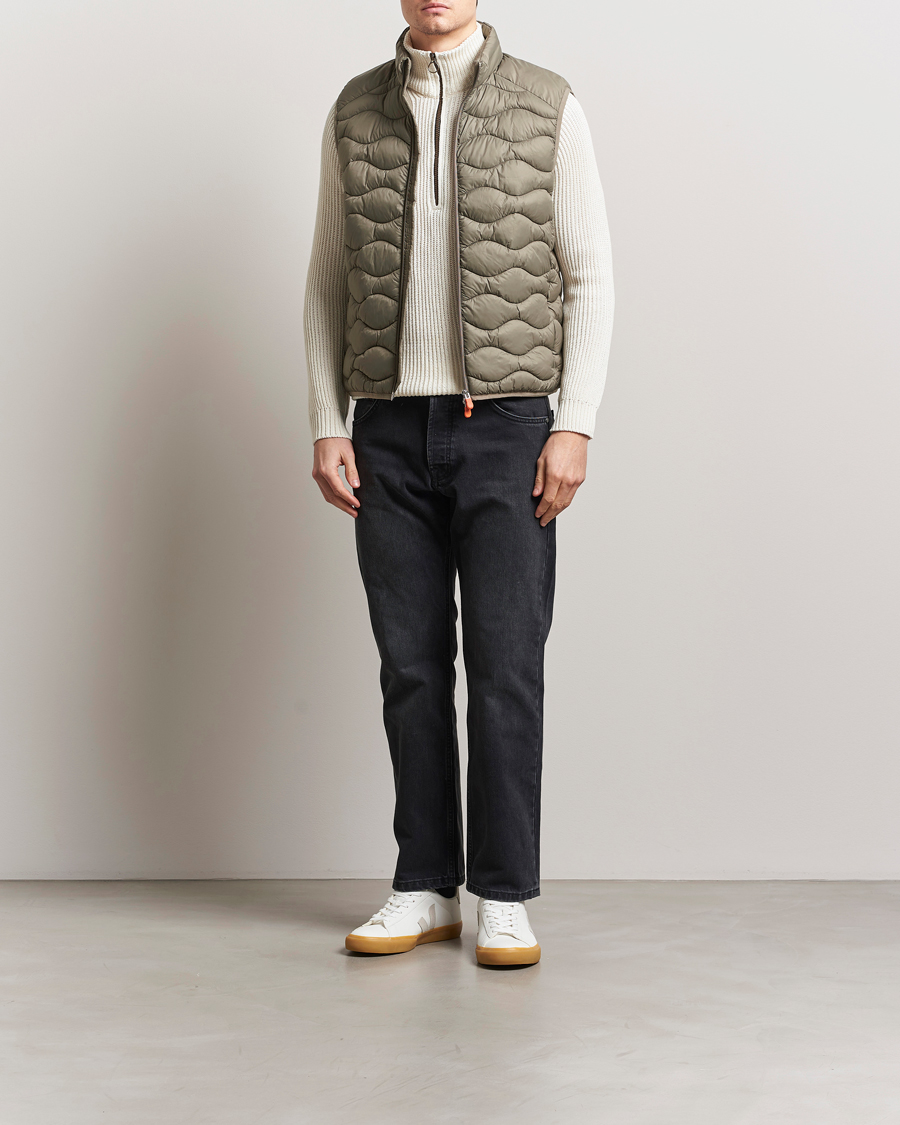 Heren | Gilets | Save The Duck | Tide Lightweight Padded Vest Elephant Grey