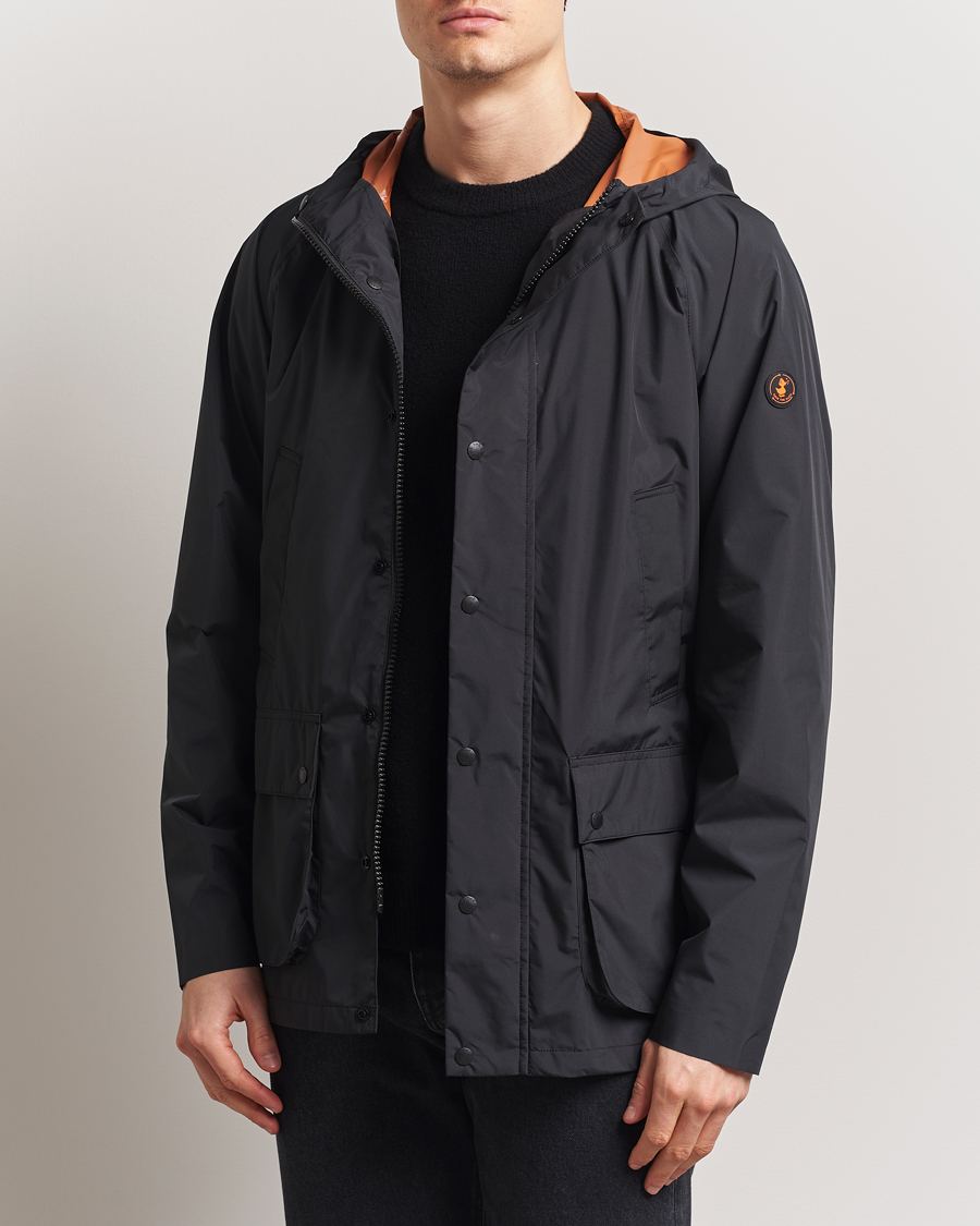 Homme | Manteaux Et Vestes | Save The Duck | Ghibli Wind/Water Resistant Hooded Jacket Black