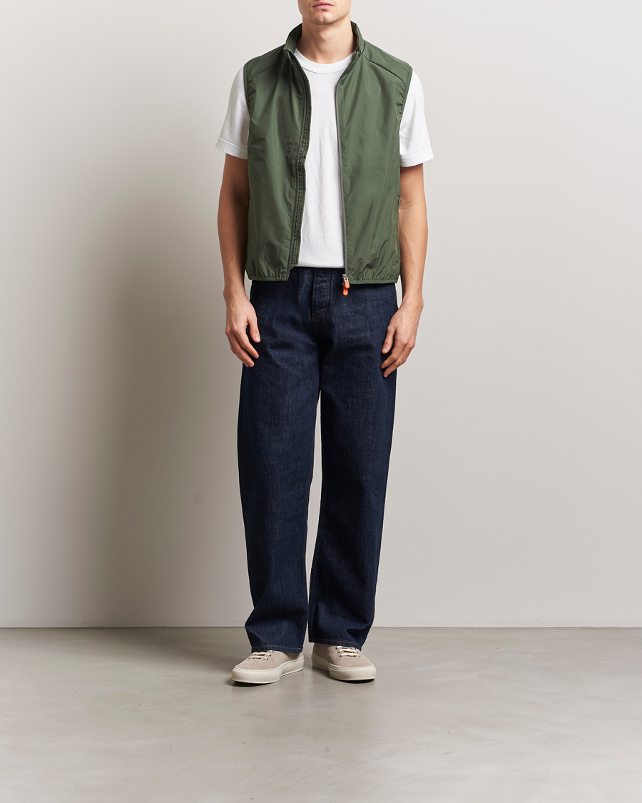Homme | Gilets | Save The Duck | Mars Wind/Water Resistant Vest Thyme Green