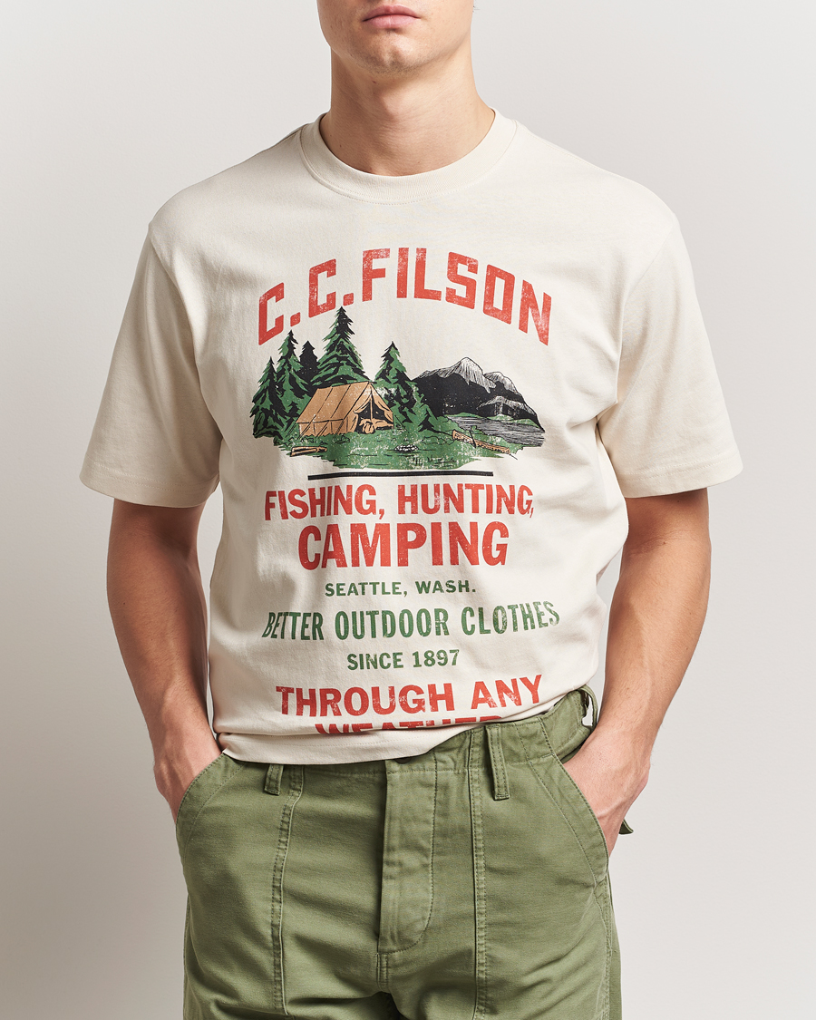 Homme | T-shirts | Filson | Frontier Graphic T-Shirt Birch