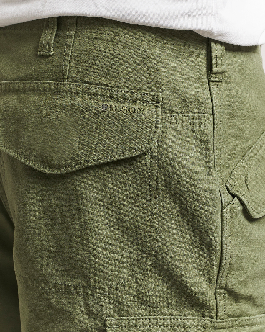 Heren | Korte broek | Filson | Field Cargo Shorts Washed Green