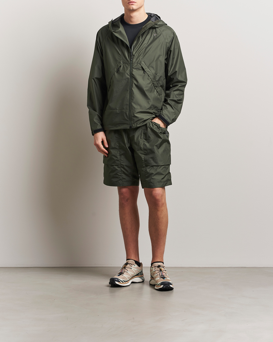 Homme | Shorts | Goldwin | Rip-Stop Cargo Shorts Dark Olive