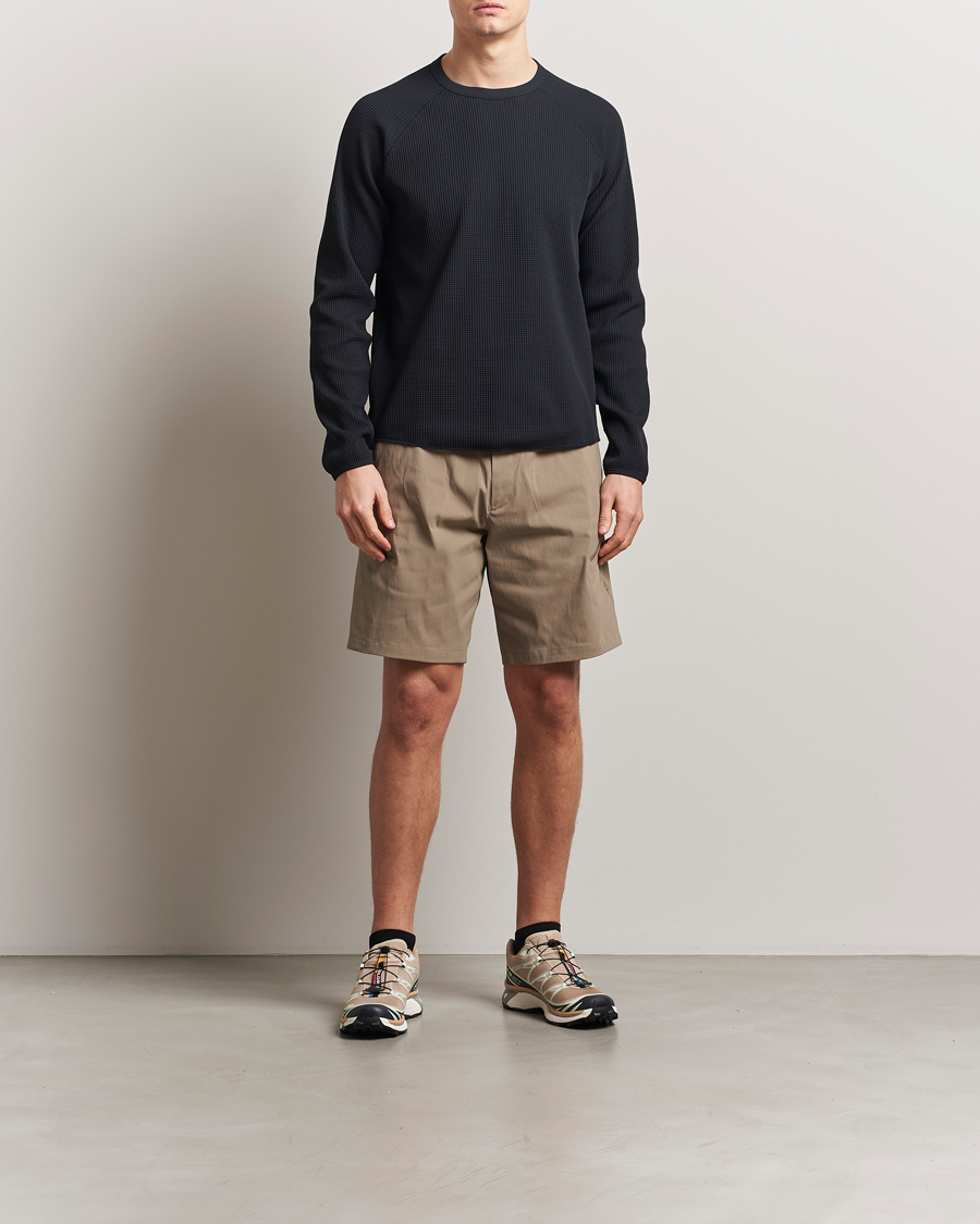 Heren | T-shirts | Goldwin | WF Light L/S T-Shirt Black