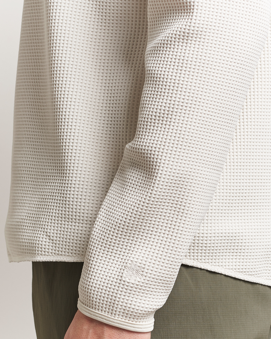 Heren | T-shirts | Goldwin | WF Light Long Sleeve T-Shirt Ivory