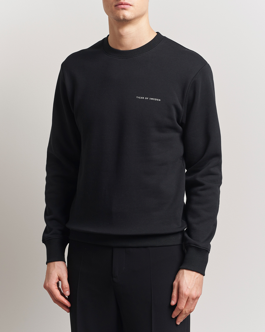 Heren | Truien | Tiger of Sweden | Emerson Crew Neck Sweatshirt Black