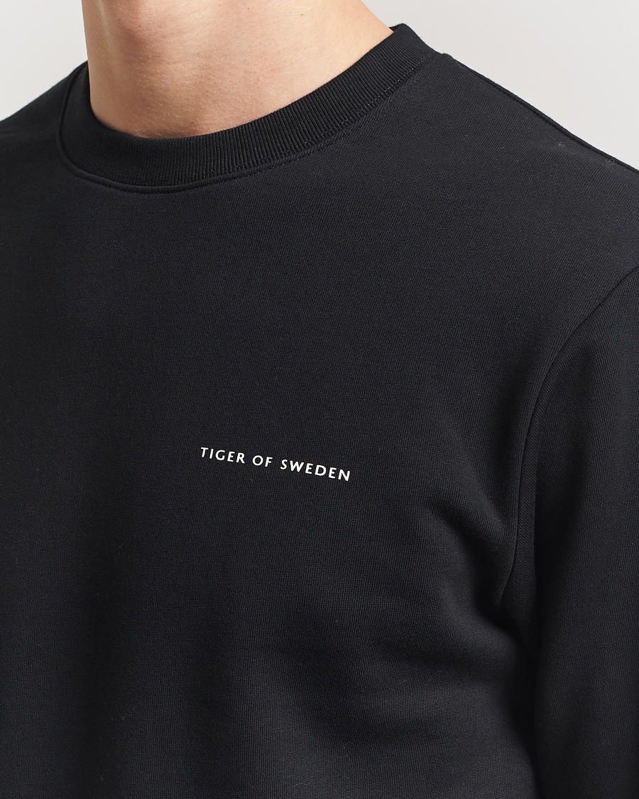 Heren | Truien | Tiger of Sweden | Emerson Crew Neck Sweatshirt Black