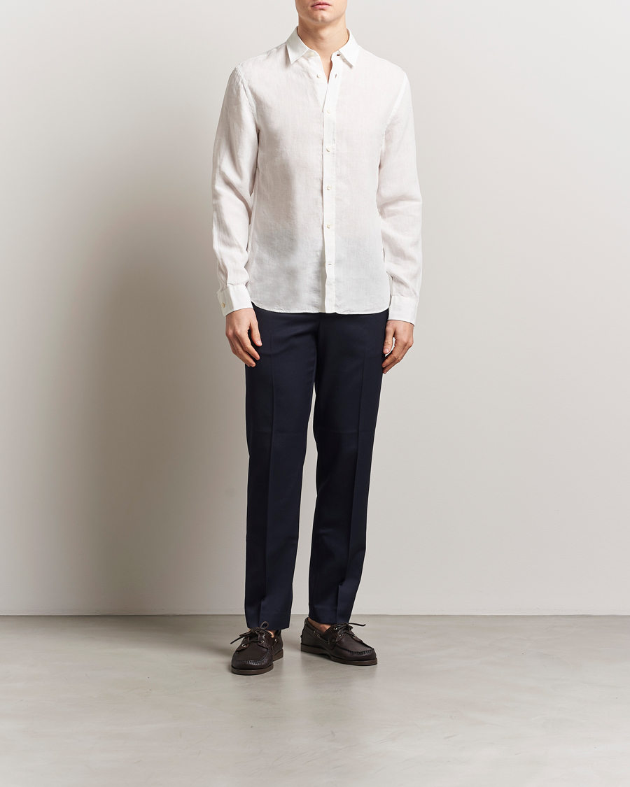 Homme | Chemises | Tiger of Sweden | Spenser Linen Shirt Off White