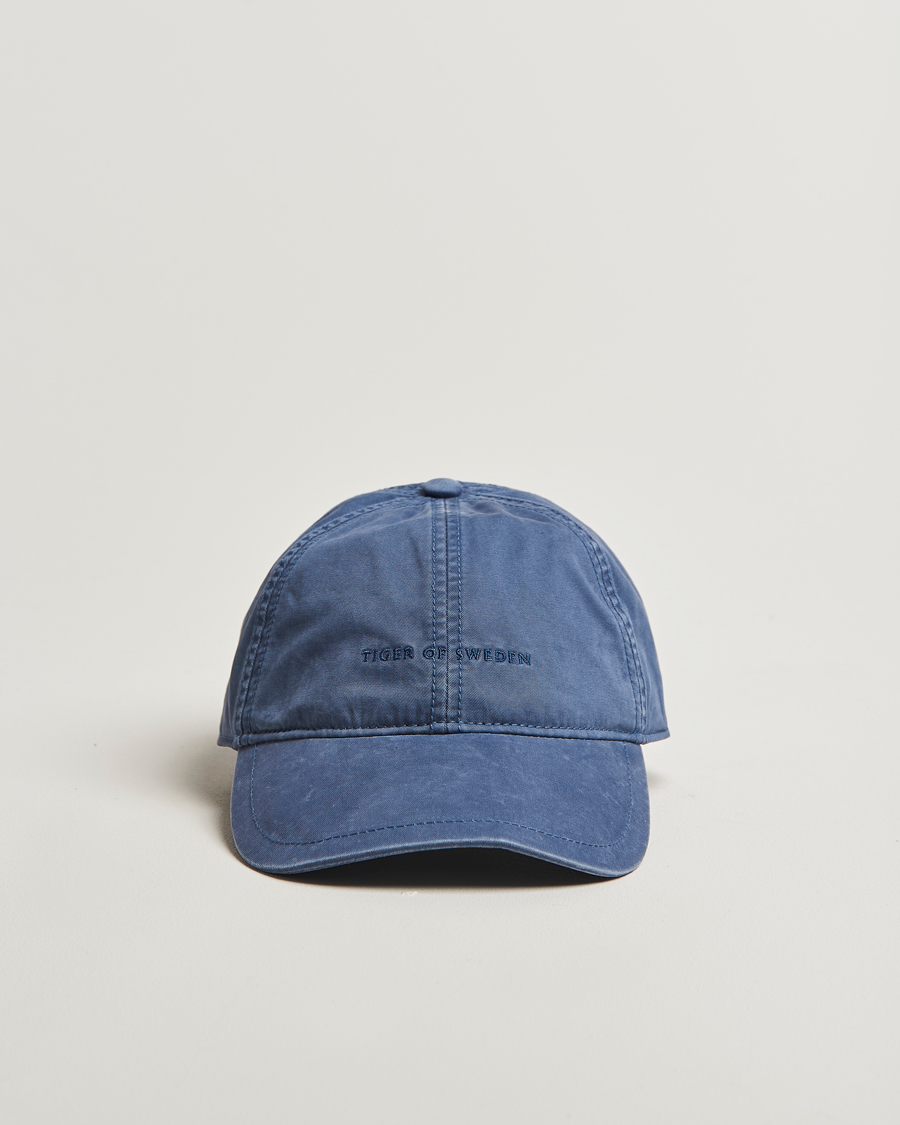 Homme | Bobs Et Casquettes | Tiger of Sweden | Hent Washed Logo Cap Bering Sea
