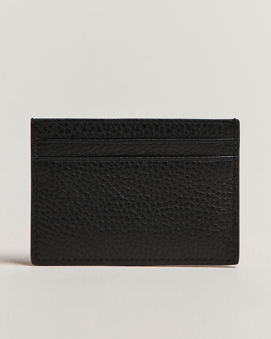 Heren | Portemonnees | Tiger of Sweden | Wharf Leather Card Holder Black
