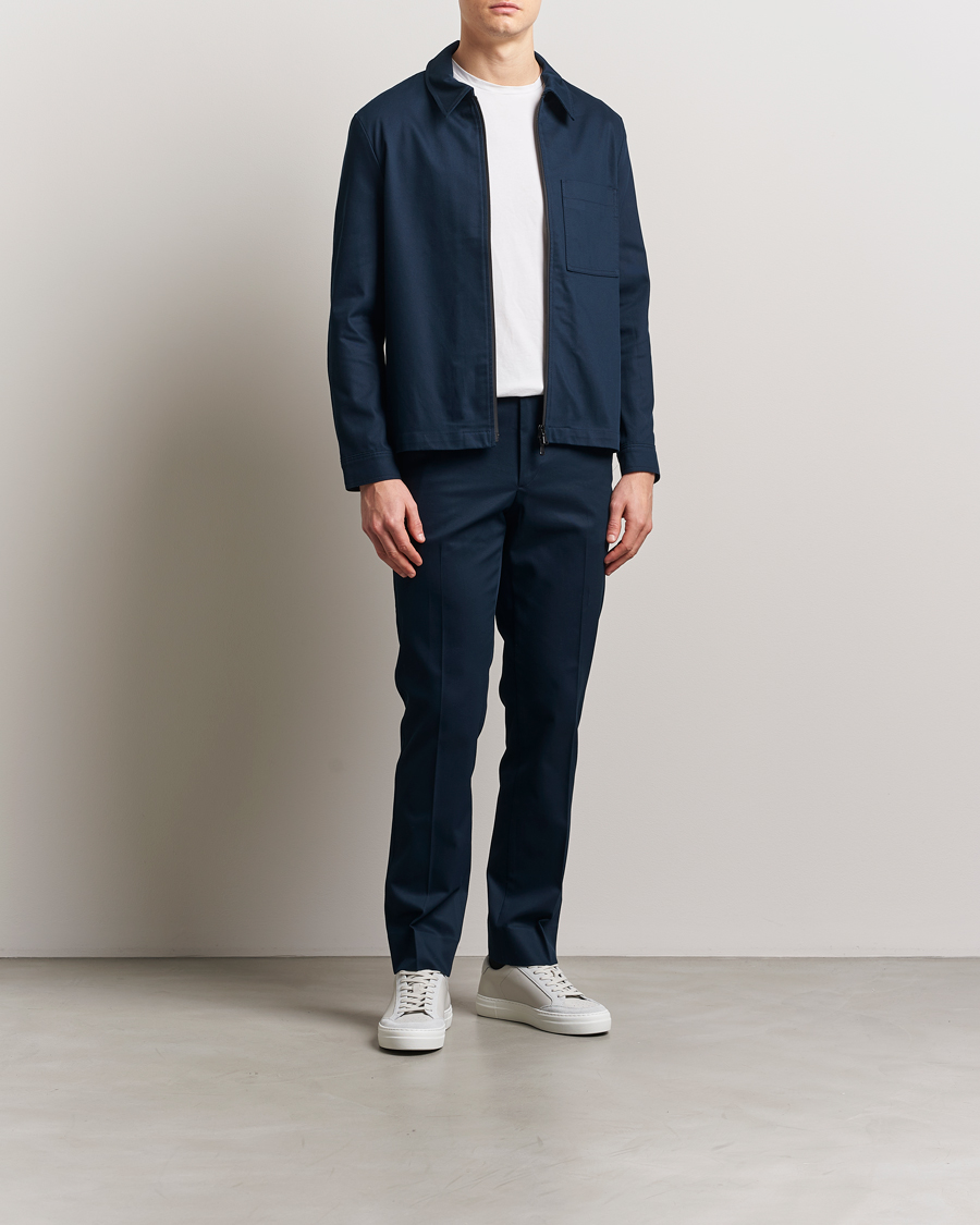 Heren | Broeken | J.Lindeberg | Lois Cotton Twill Pants Navy