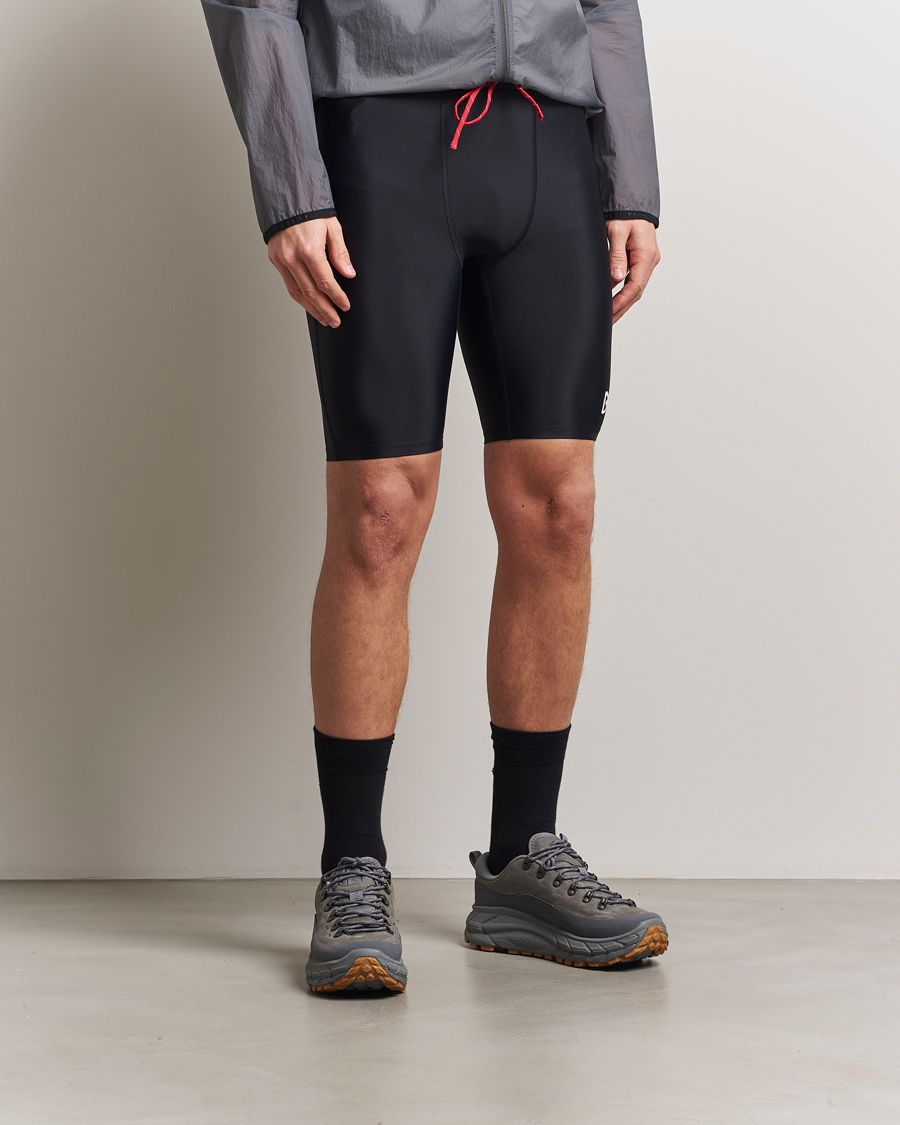 Homme | Shorts | District Vision | 9 Inch Recycled Half Tights Black