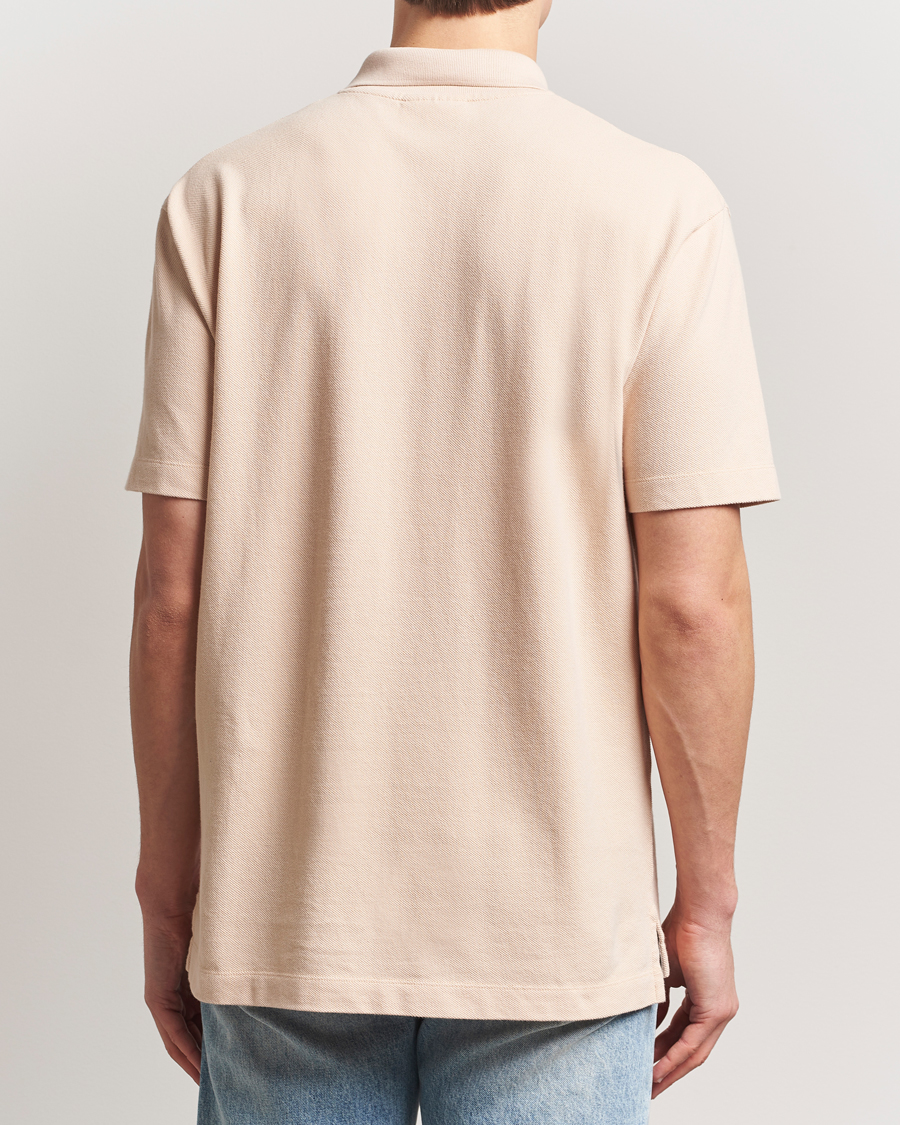Heren | Polo's | Maison Kitsuné | Tonal Fox Head Polo Smoke Beige