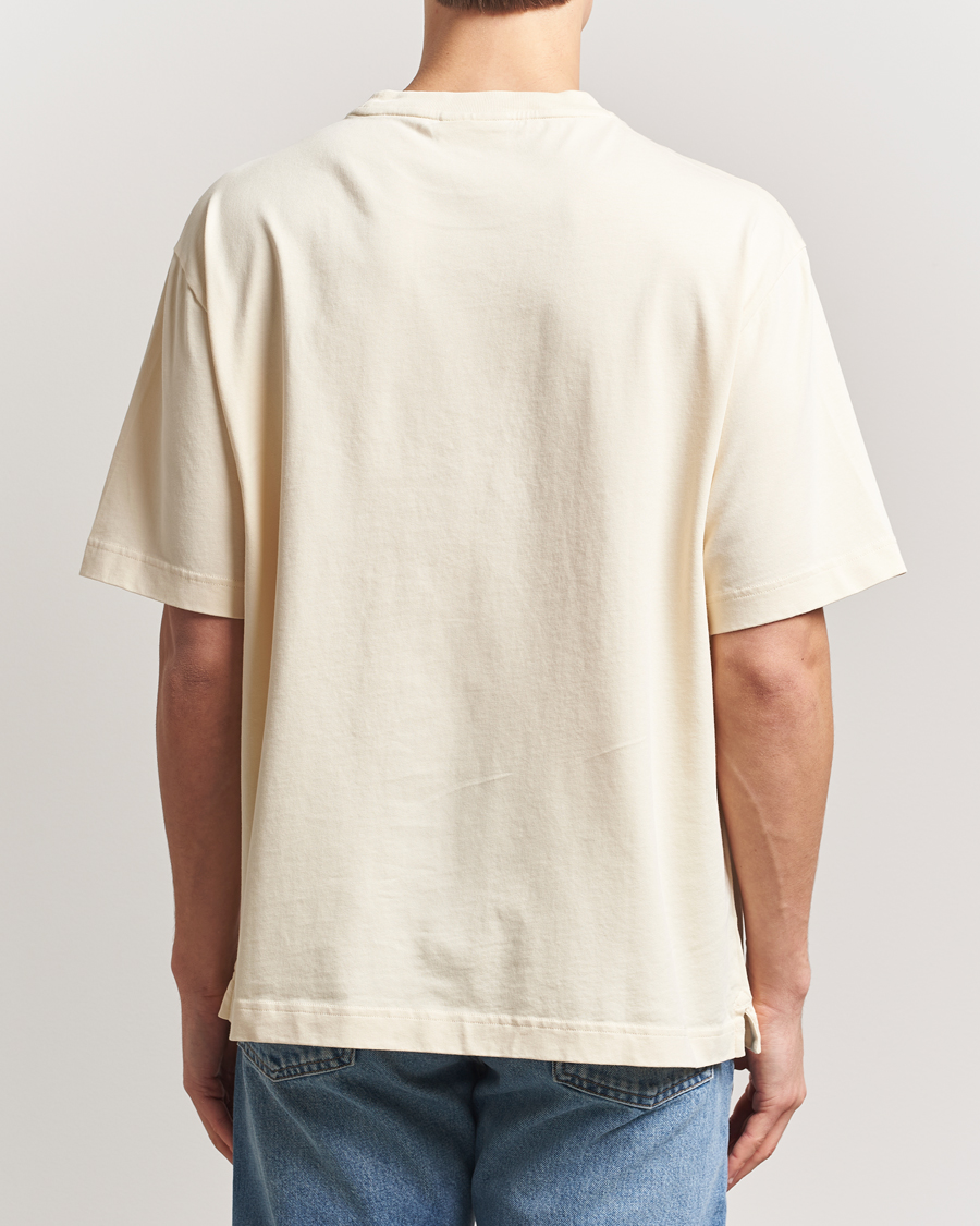 Heren | T-shirts | Maison Kitsuné | Handwriting Embroidery T-Shirt Alabaster