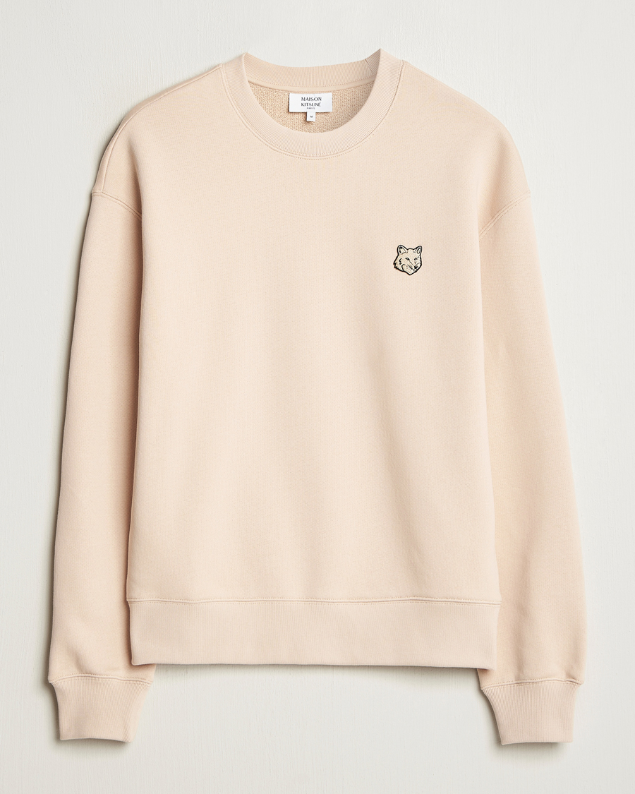 Heren | Truien | Maison Kitsuné | Tonal Fox Head Sweatshirt Smoke Beige