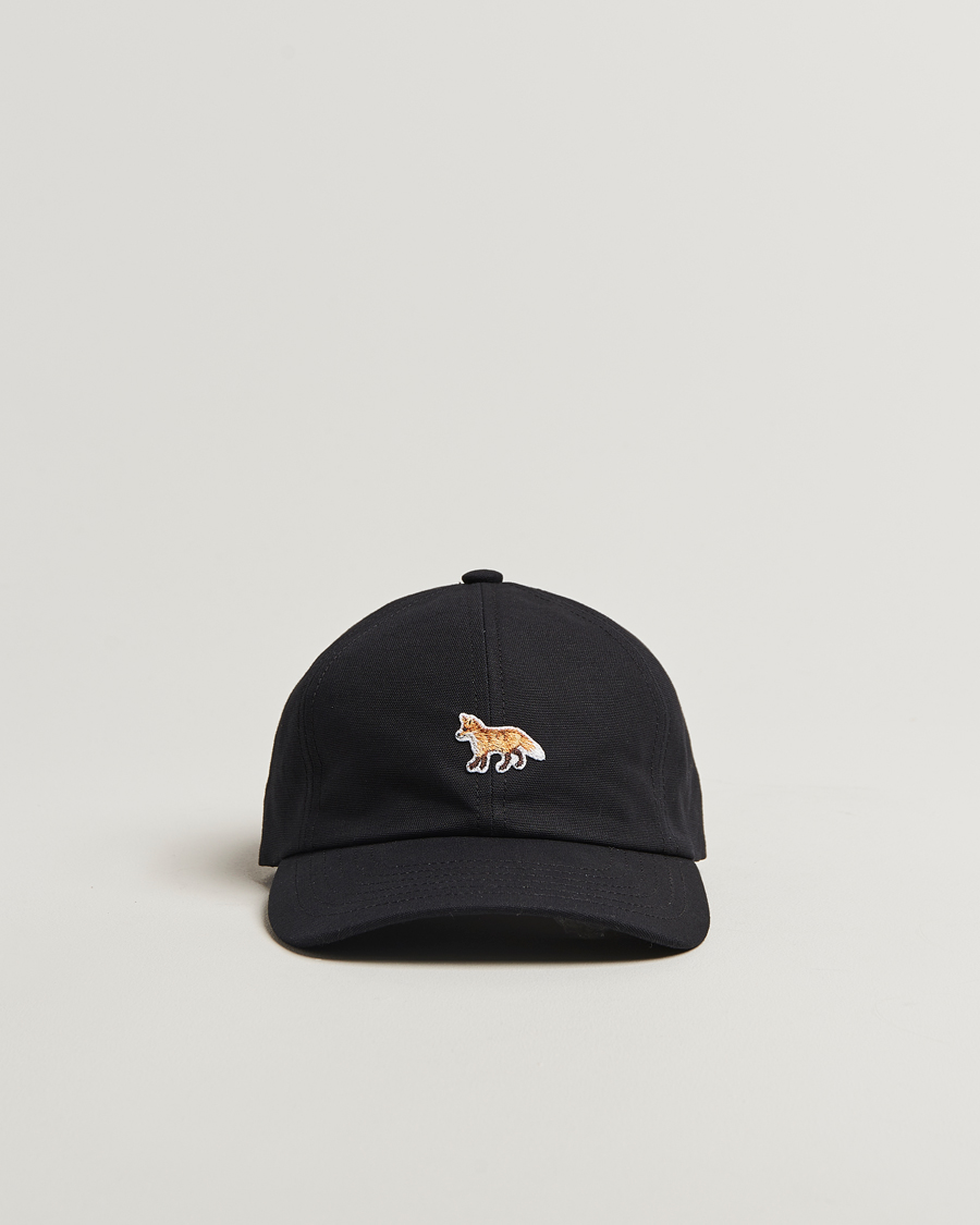 Homme | Bobs Et Casquettes | Maison Kitsuné | Baby Fox 6 Panel Cap Black