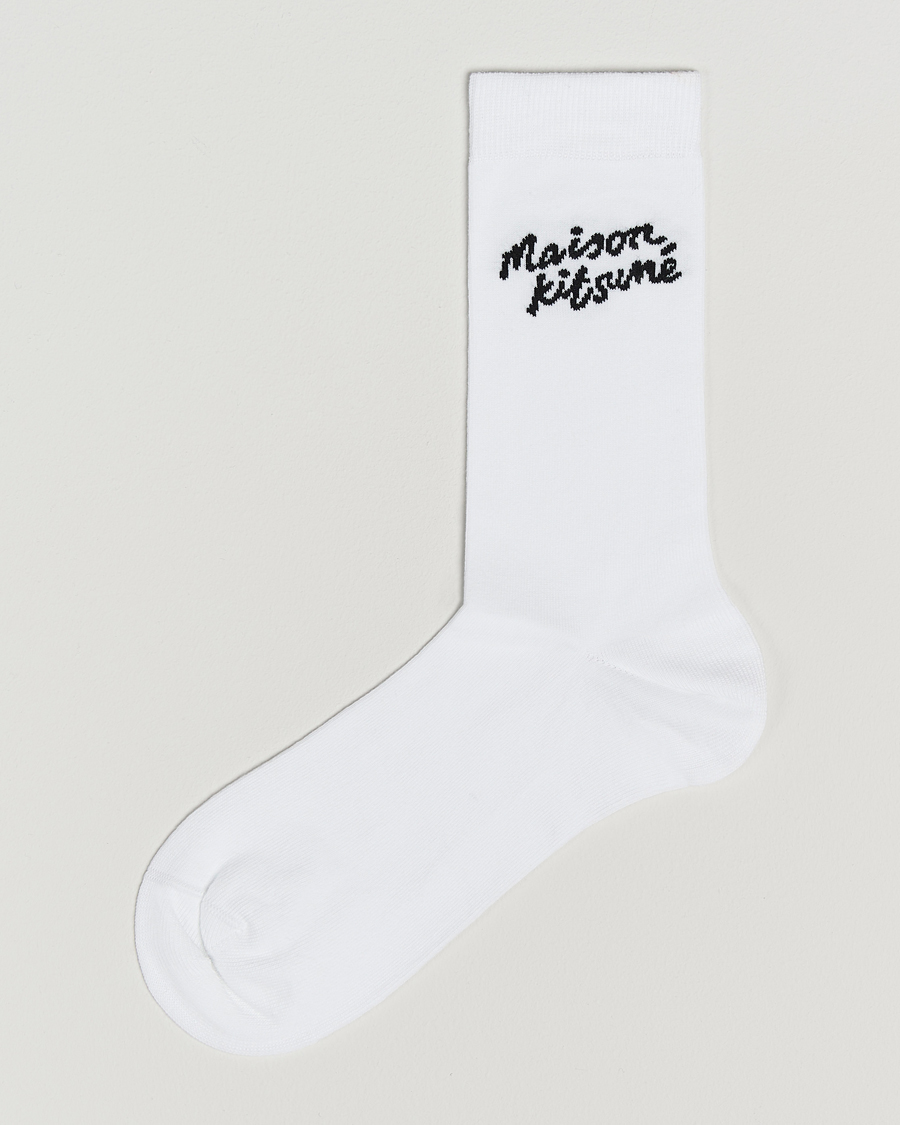 Heren | Ondergoed | Maison Kitsuné | Handwriting Socks White