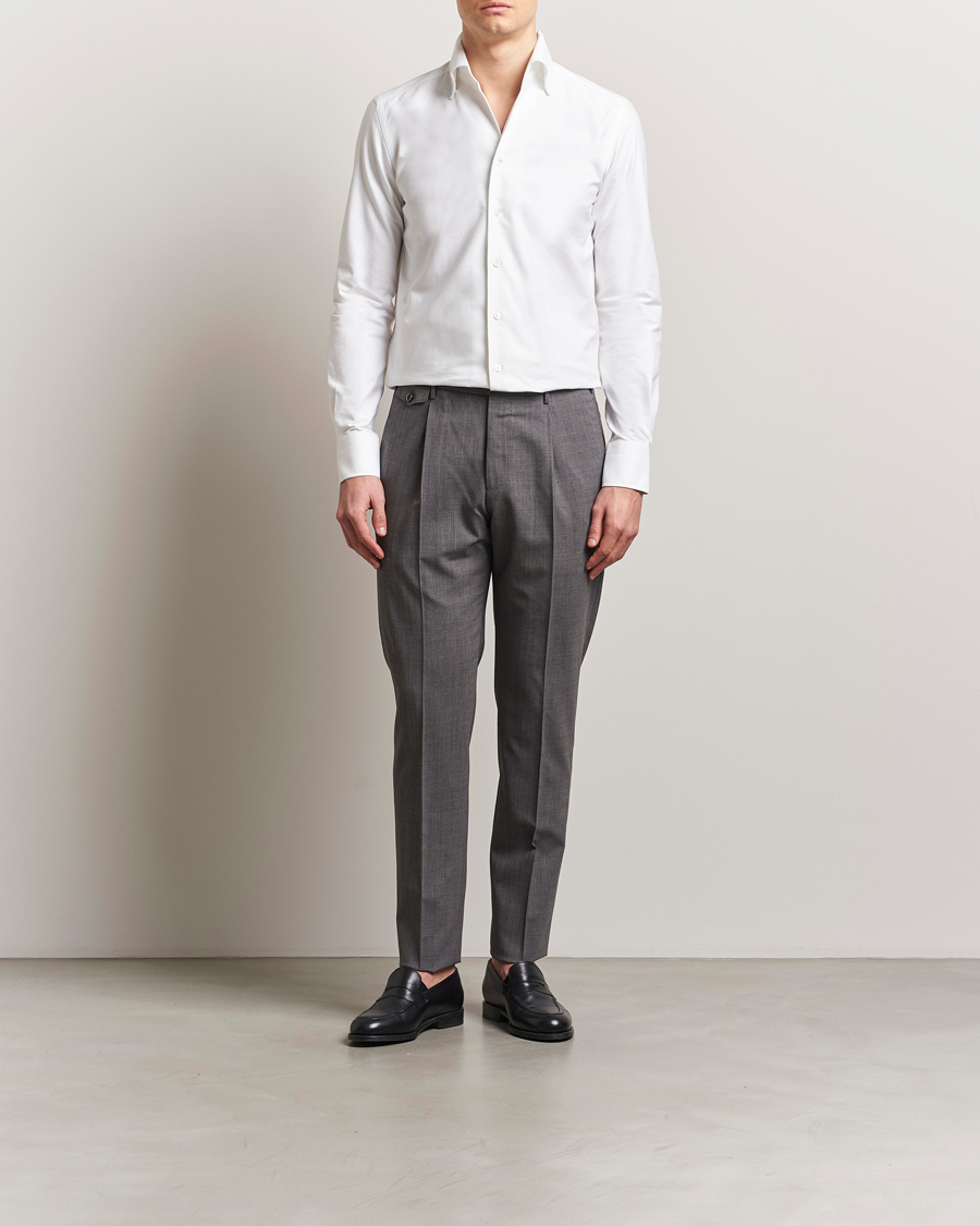 Homme | Chemises | 100Hands | Button Down Oxford Shirt White