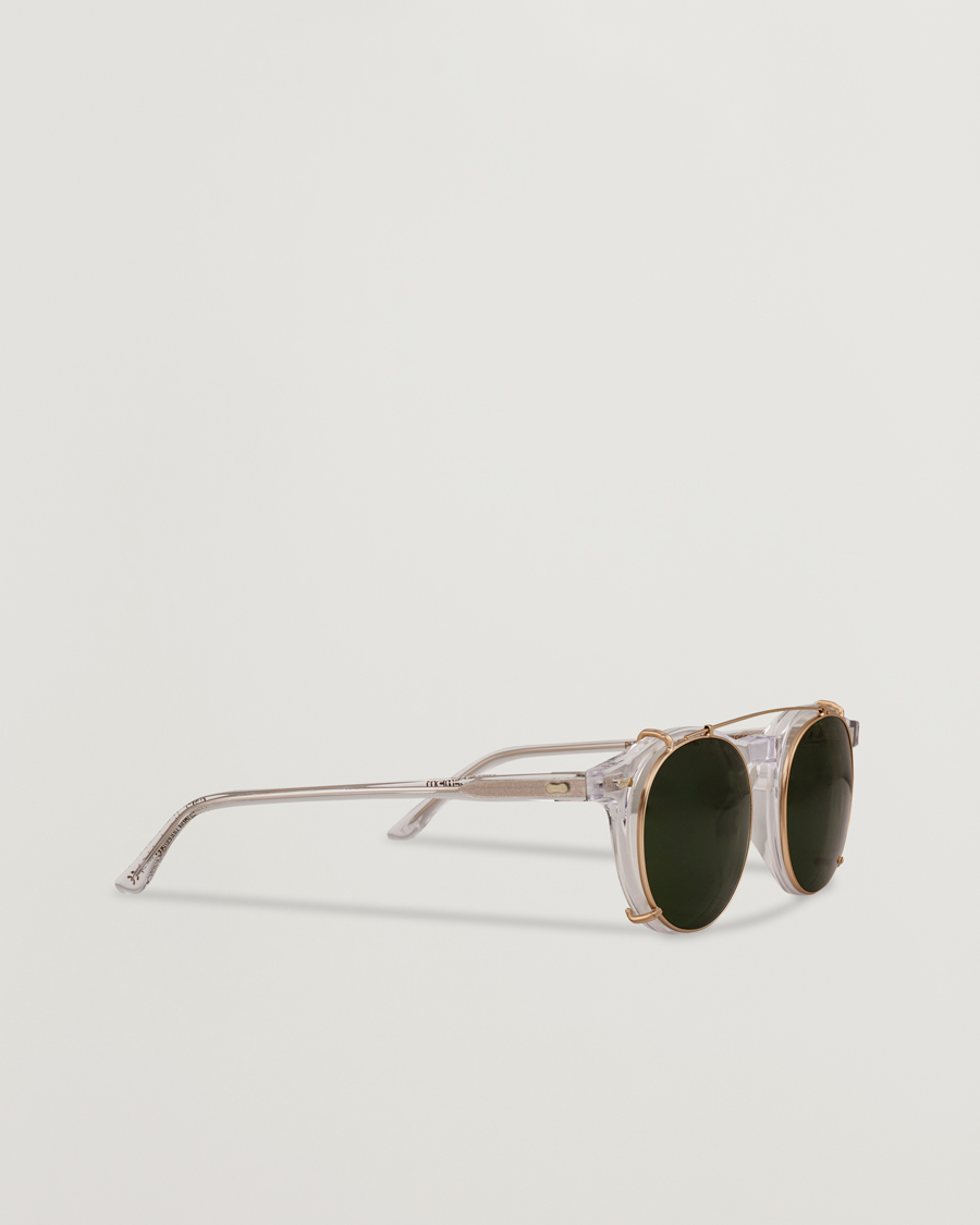 Homme | TBD Eyewear Clip-ons Gold/Bottle Green | TBD Eyewear | Clip-ons Gold/Bottle Green