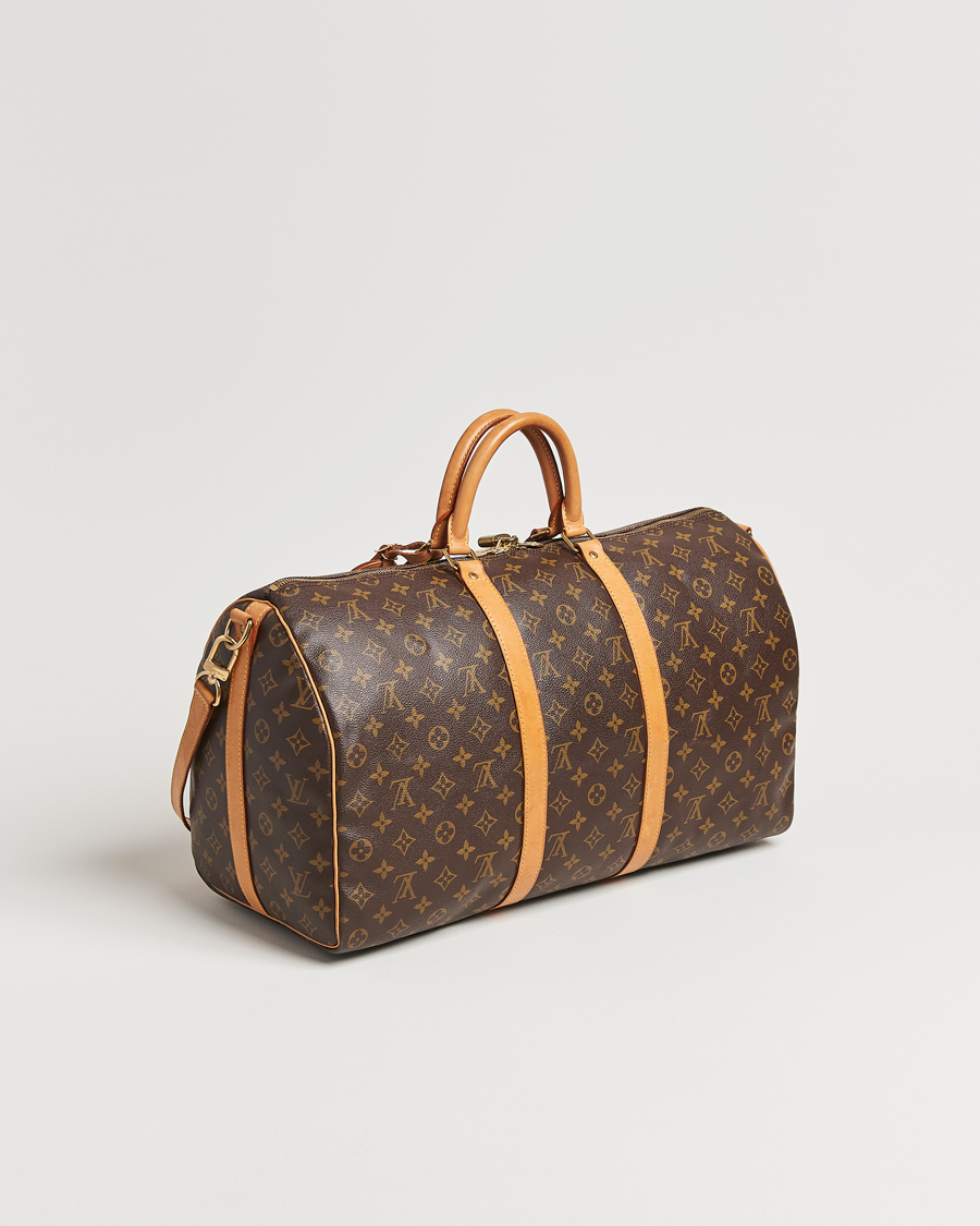 Homme | Louis Vuitton Pre-Owned Keepall Bandoulière 50 Monogram | Louis Vuitton Pre-Owned | Keepall Bandoulière 50 Monogram