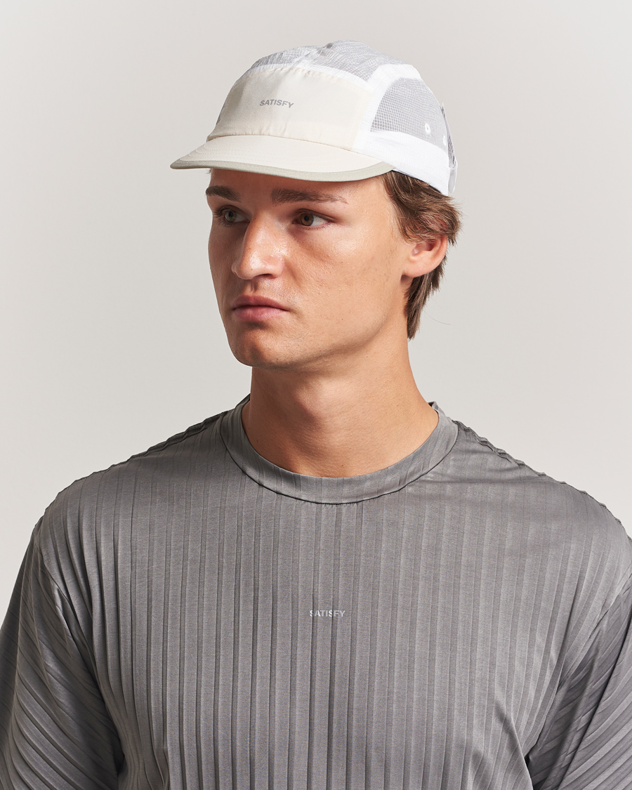 Homme | Bobs Et Casquettes | Satisfy | Rippy Trail Cap Off White