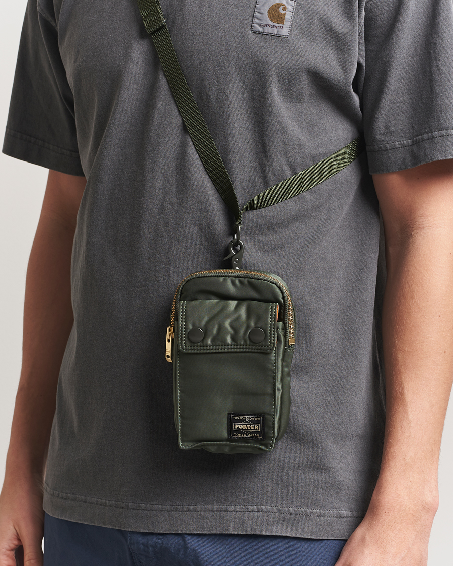 Heren | Tassen | Porter-Yoshida & Co. | Tanker Mobile Pouch Sage Green