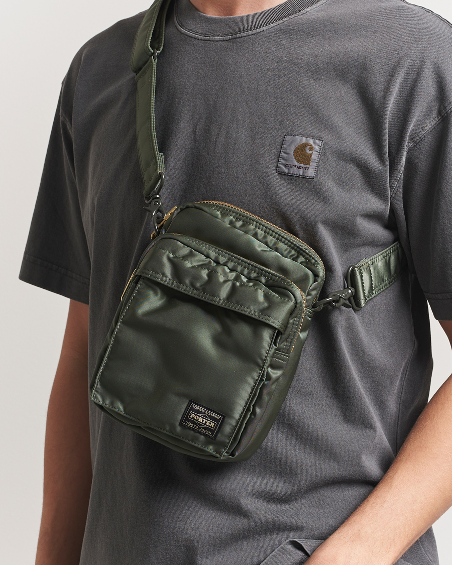 Heren | Tassen | Porter-Yoshida & Co. | Tanker Vertical Bag Sage Green