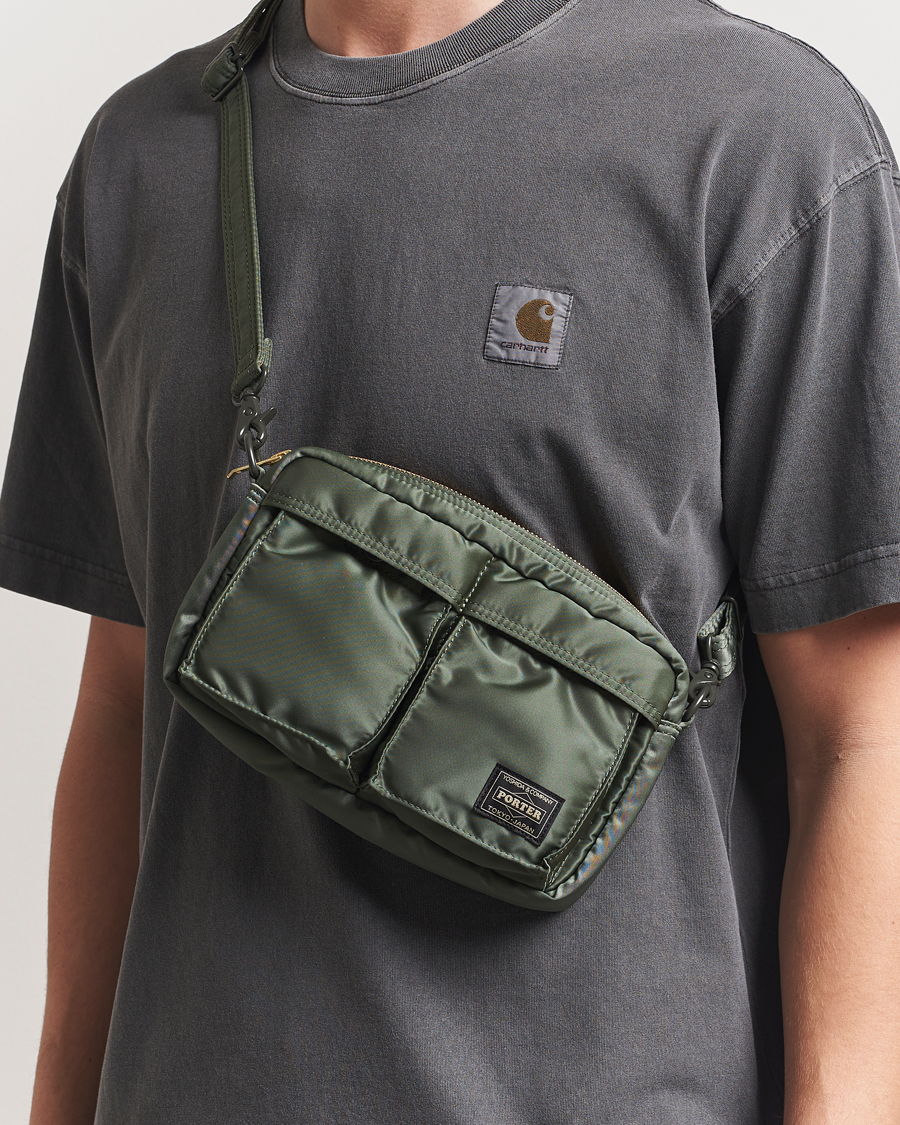 Heren | Tassen | Porter-Yoshida & Co. | Tanker Sling Bag Sage Green