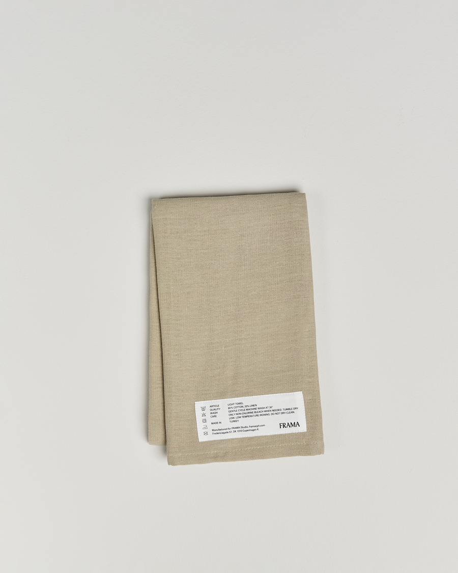 Homme | Tissus | Frama | Light Hand Towel 50x80cm Sage Green