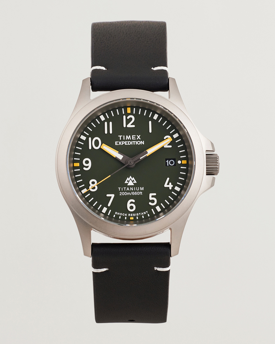 Heren | Timex Expedition Titanium 38mm Green Dial | Timex | Expedition Titanium 38mm Green Dial