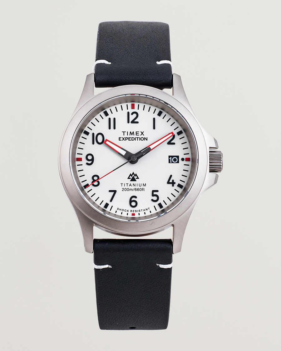 Heren | Timex Expedition Titanium 38mm Light Gray Dial | Timex | Expedition Titanium 38mm Light Gray Dial