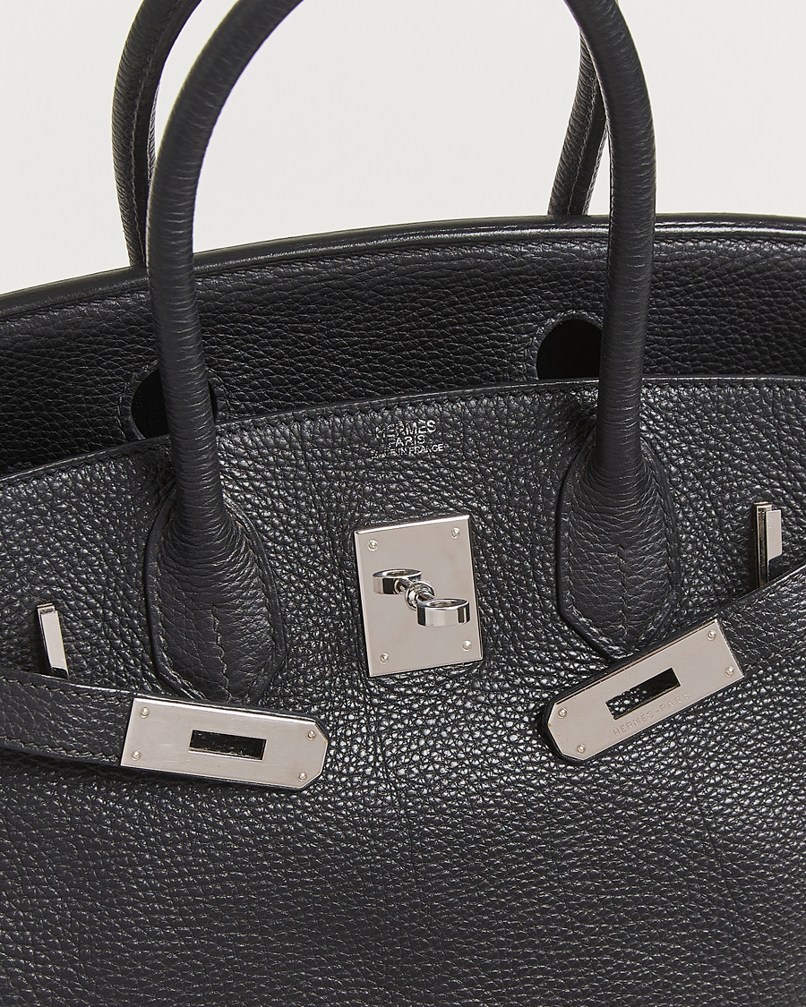 Homme | Hermès Pre-Owned Birkin 30 Togo Leather Black | Hermès Pre-Owned | Birkin 30 Togo Leather Black