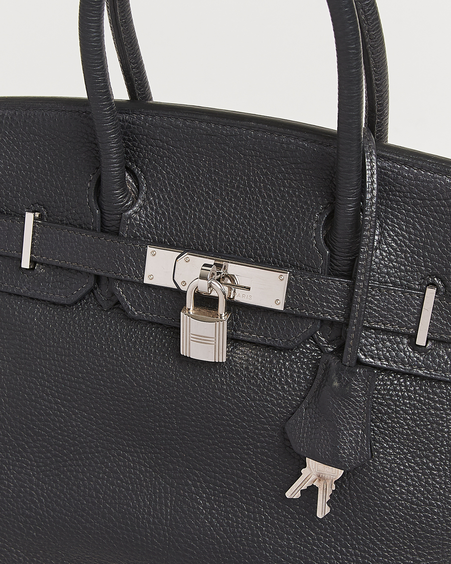 Homme | Hermès Pre-Owned Birkin 30 Togo Leather Black | Hermès Pre-Owned | Birkin 30 Togo Leather Black