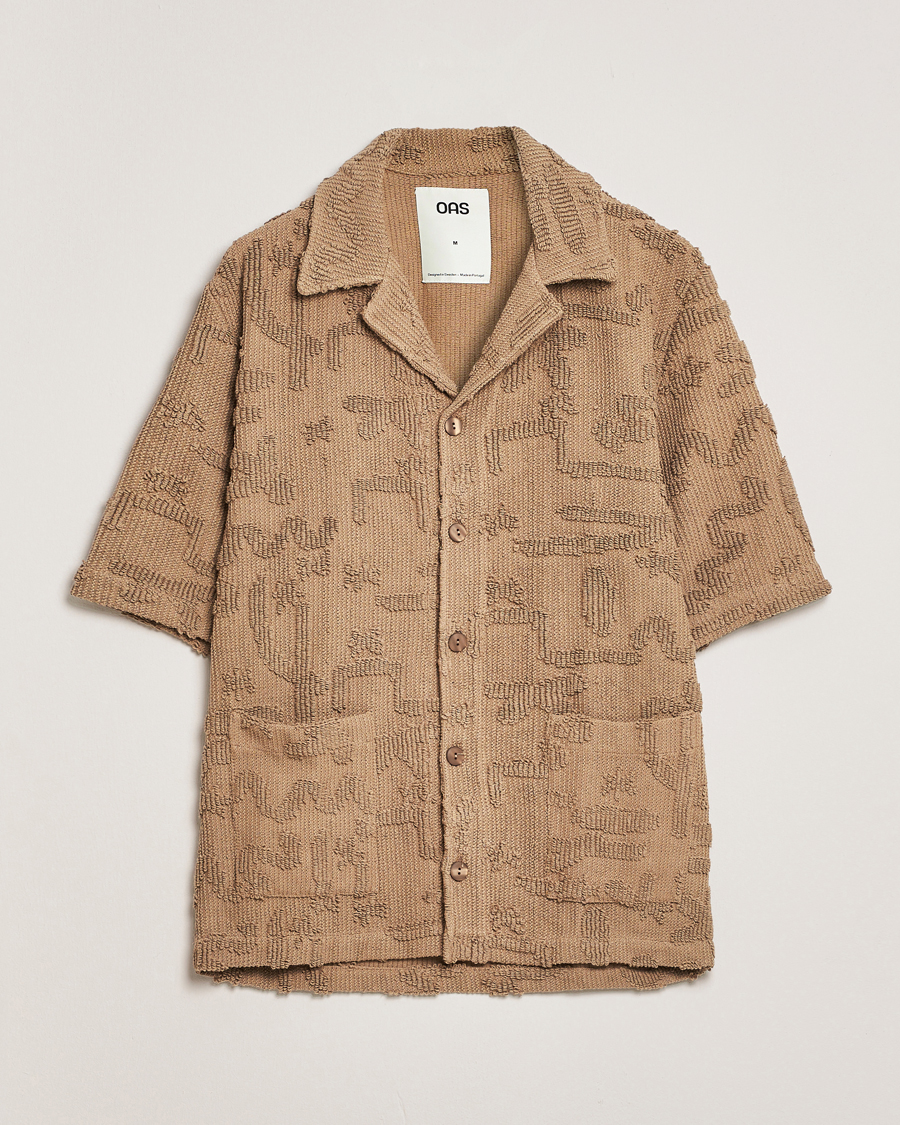 Heren | Overhemden | OAS | Cleo Varadero Shirt Beige