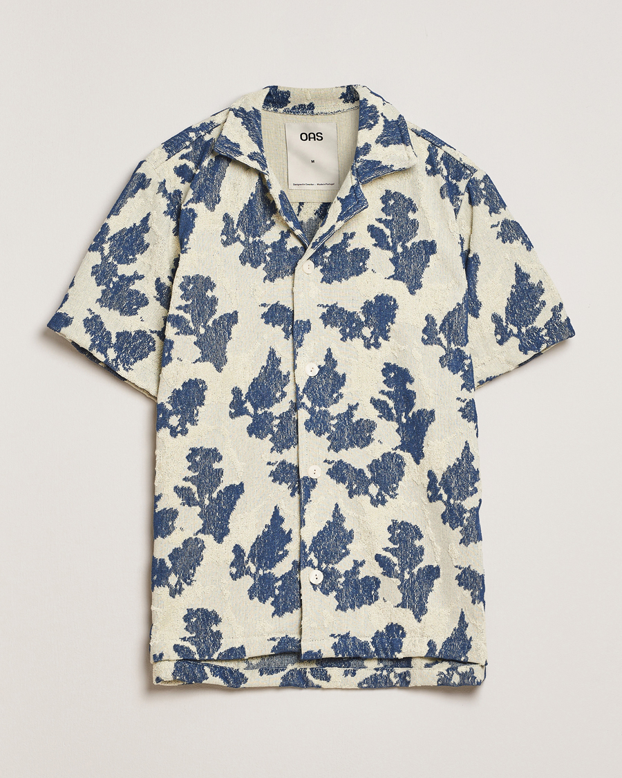 Homme | Chemises | OAS | Short Sleeve Cuba Terry Shirt Sail Contrast