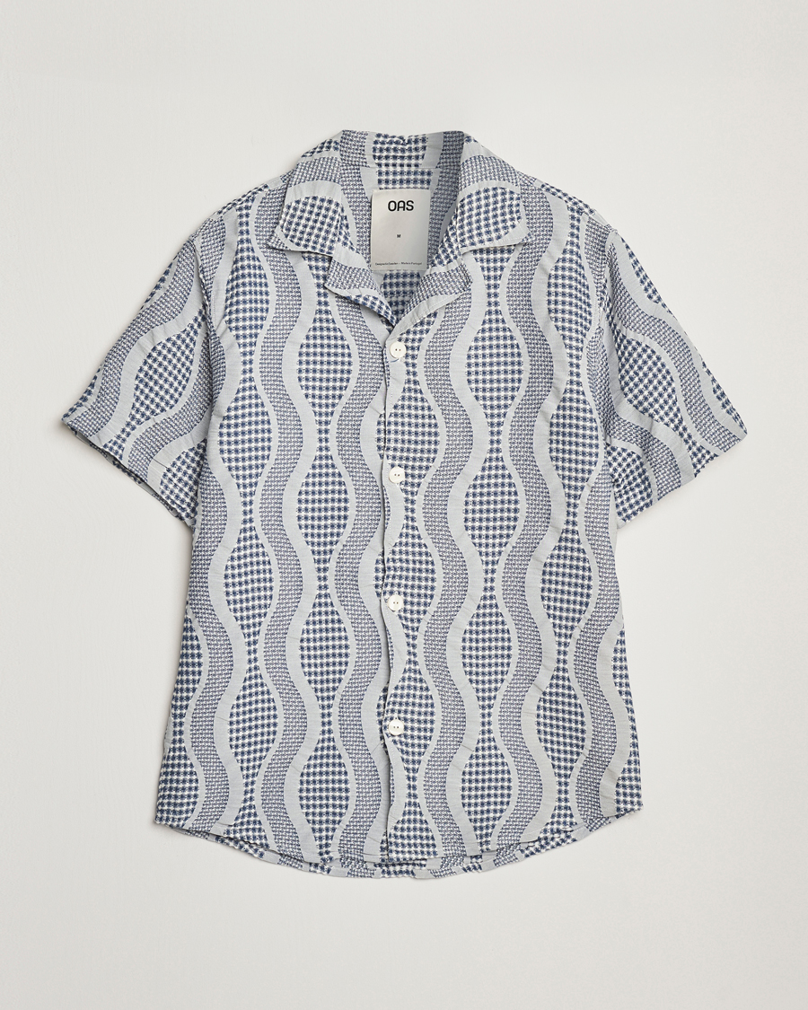 Heren | Overhemden | OAS | Cuba Waffle Shirt Coma