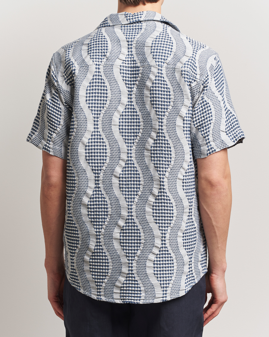 Heren | Overhemden | OAS | Cuba Waffle Shirt Coma
