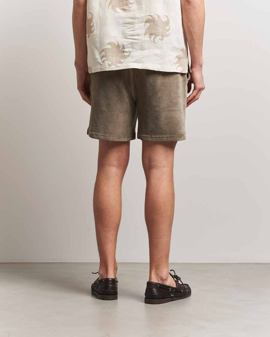 Heren | Korte broek | OAS | Velour Shorts Morel