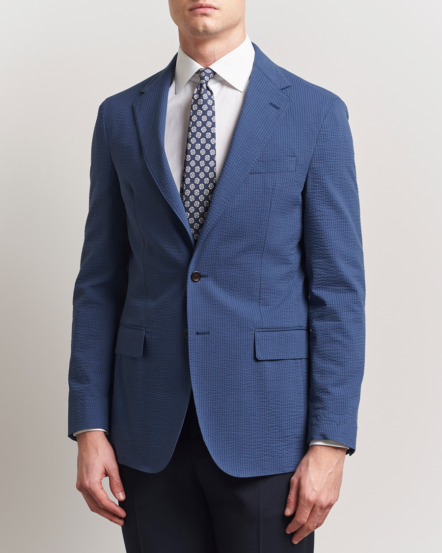 Heren | Blazers | Polo Ralph Lauren | Linen Sportcoat Blue Sea