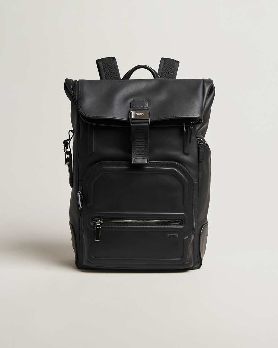 Heren | Tassen | TUMI | Harrison Osborn Roll Top Backpack Black