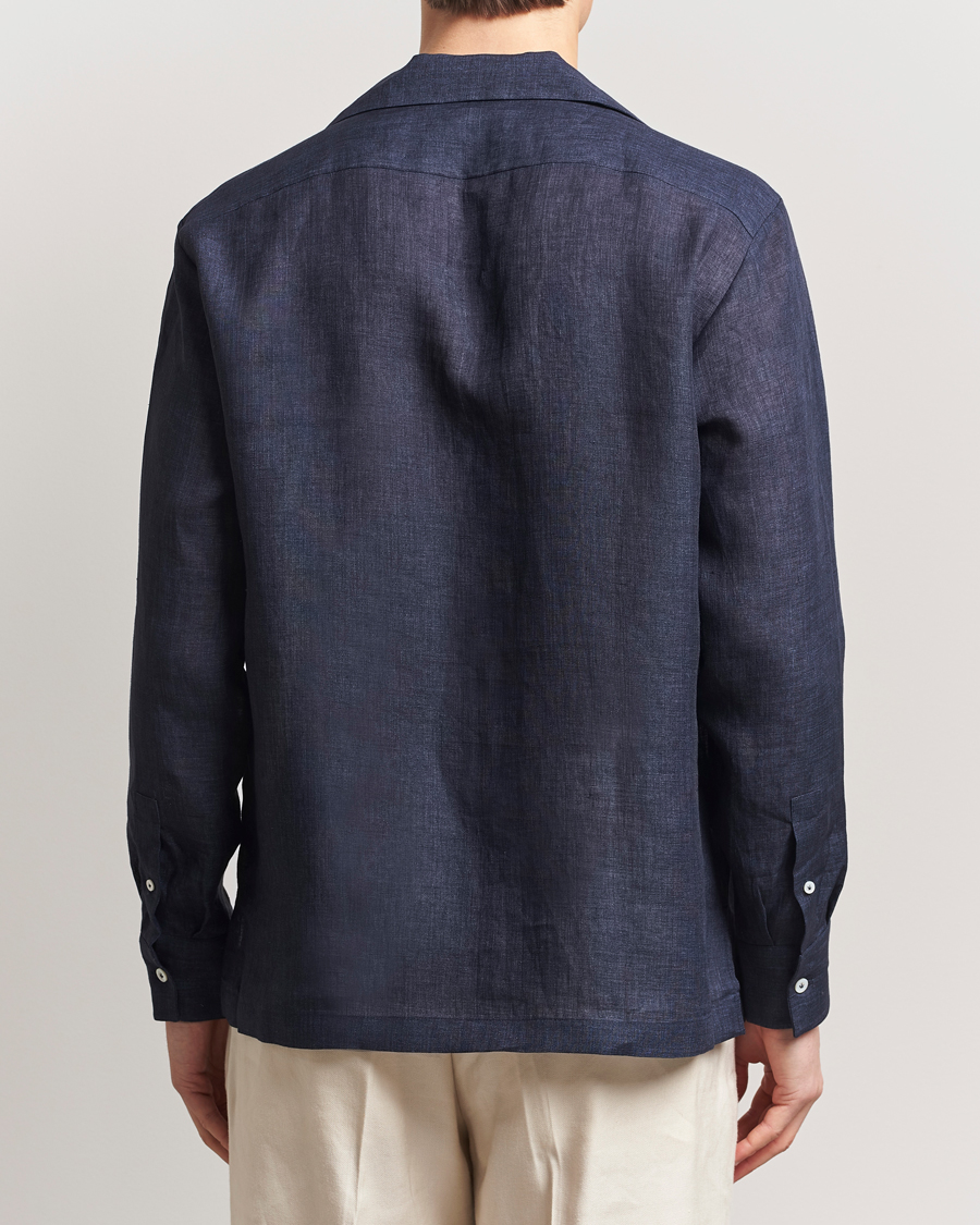 Homme | Chemises | Lardini | Paul Linen Resort Shirt Navy