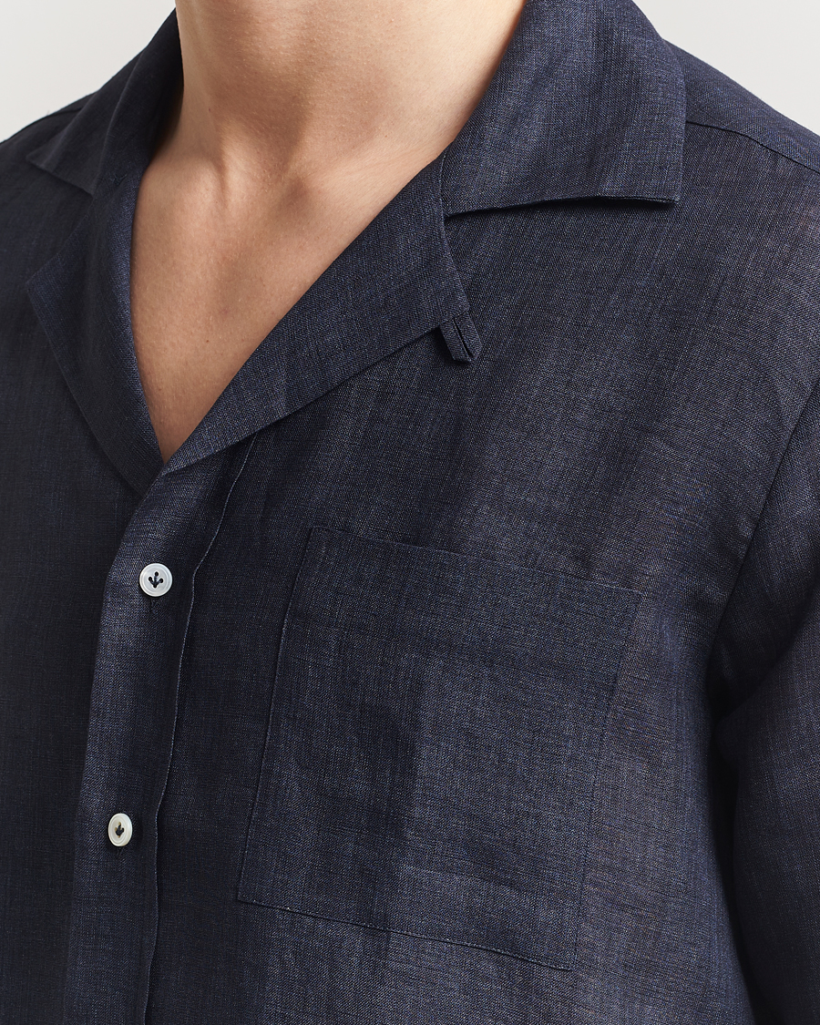 Homme | Chemises | Lardini | Paul Linen Resort Shirt Navy